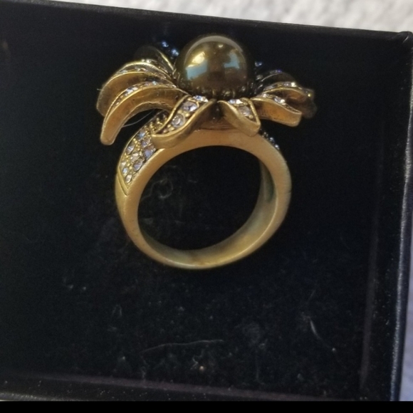**HEIDI DAUS**  CHOCOLATE  "SUBLIME STAR" COLLECTORS RING **DICOUNTED SHIPPING** - Picture 12 of 12
